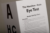 John Hamilton Veale Home Eye Test