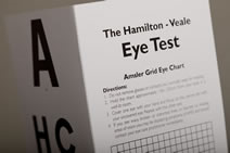 John Hamilton Veale Home Eye Test